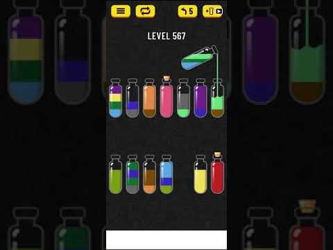 Video guide by Mobile games: Soda Sort Puzzle Level 567 #sodasortpuzzle