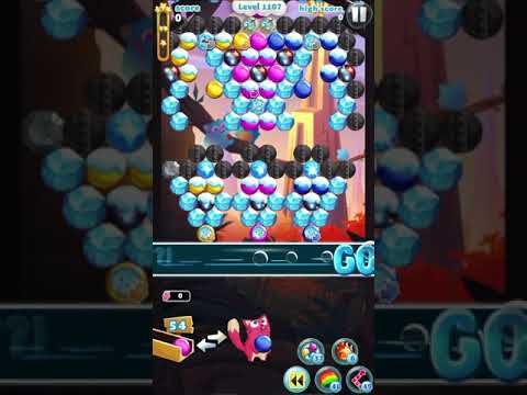 Video guide by IOS Fun Games: Bubble Mania Level 1107 #bubblemania