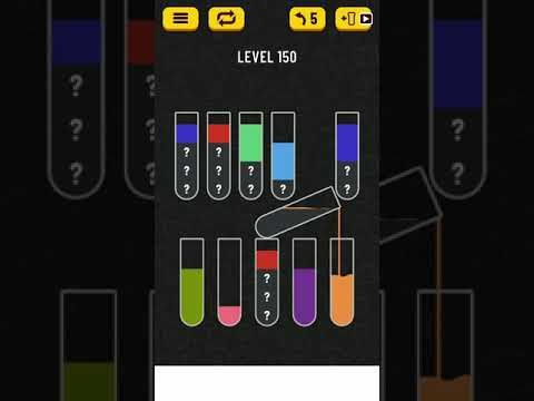 Video guide by Game Solver: Water Sort Puzzle Level 150 #watersortpuzzle
