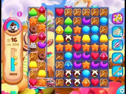 Video guide by Candy Crush Fan: Cookie Jam Blast Level 494 #cookiejamblast