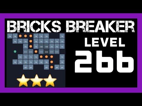 Video guide by Bricks N Balls: Bricks Breaker Puzzle Level 266 #bricksbreakerpuzzle