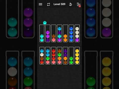 Video guide by justforfun: Ball Sort Color Water Puzzle Level 589 #ballsortcolor
