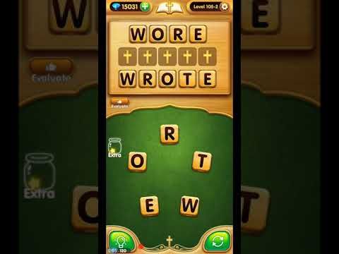 Video guide by ETPC EPIC TIME PASS CHANNEL: Bible Word Puzzle Chapter 105 - Level 2 #biblewordpuzzle