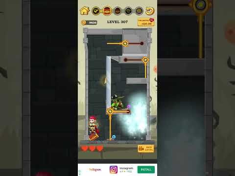 Video guide by SN gamers: Hero Rescue Level 307 #herorescue