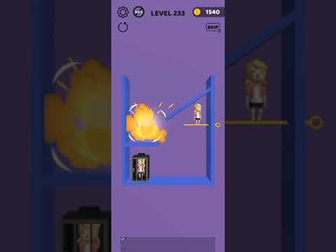 Video guide by NotPlaying: Pin Rescue Level 233 #pinrescue