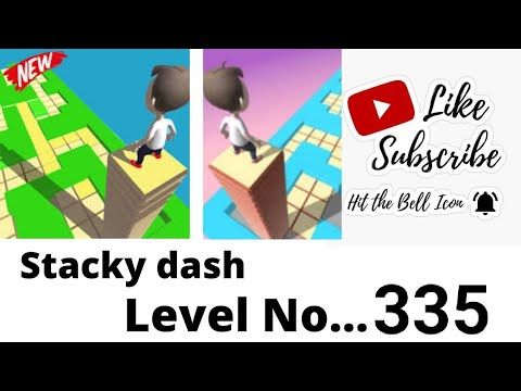 Video guide by Crazy Gaming: Stacky Dash Level 335 #stackydash