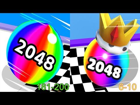 Video guide by APKNo1 - Gaming Channel: Ball Run 2048 Level 181 #ballrun2048