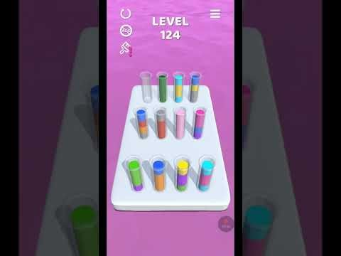Video guide by Glitter and Gaming Hub: Sort It 3D Level 124 #sortit3d