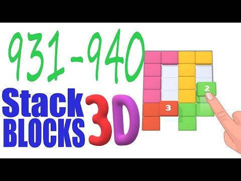 Video guide by Cat Shabo: Stack Blocks 3D Level 931 #stackblocks3d
