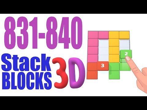 Video guide by Cat Shabo: Stack Blocks 3D Level 831 #stackblocks3d