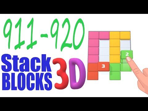 Video guide by Cat Shabo: Stack Blocks 3D Level 911 #stackblocks3d