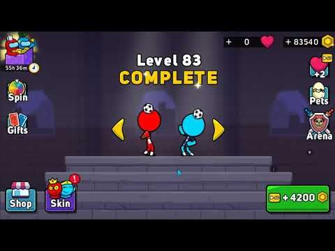 Video guide by Happy Game Time: Red & Blue Stickman Level 81 #redampblue