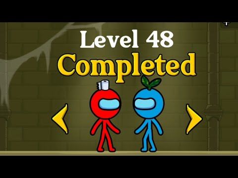 Video guide by Game ohh: Red & Blue Stickman Level 47 #redampblue