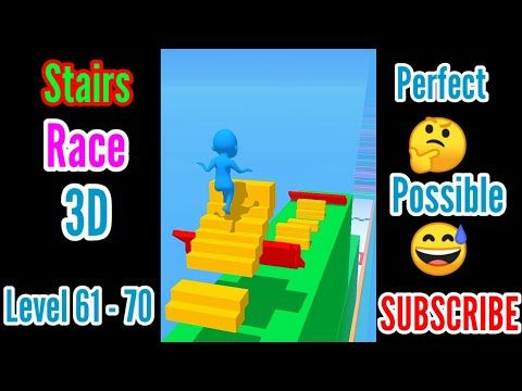 Video guide by MR-JK GAMER: Stairs Race 3D Level 61 #stairsrace3d