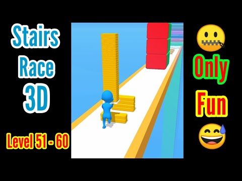 Video guide by MR-JK GAMER: Stairs Race 3D Level 51 #stairsrace3d
