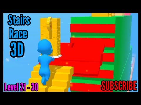 Video guide by MR-JK GAMER: Stairs Race 3D Level 21 #stairsrace3d