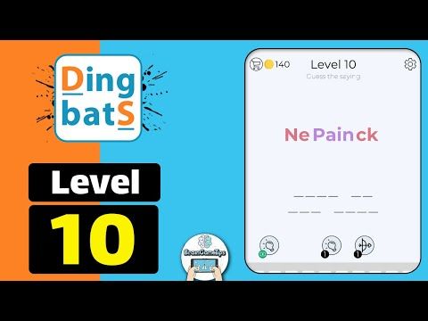 Video guide by BrainGameTips: Dingbats! Level 10 #dingbats