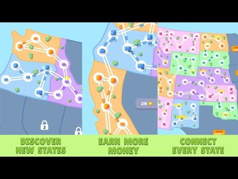 Video guide by Bigundes World: State Connect Level 1-4 #stateconnect