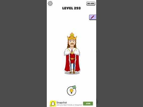 Video guide by Chaker Gamer: Draw a Line: Tricky Brain Test Level 293 #drawaline