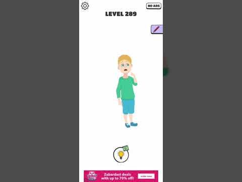 Video guide by Chaker Gamer: Draw a Line: Tricky Brain Test Level 289 #drawaline