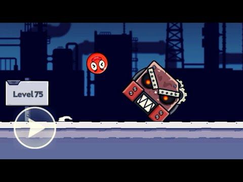 Video guide by Benyol RedBall Gaming: Red Ball 5 Level 61-75 #redball5