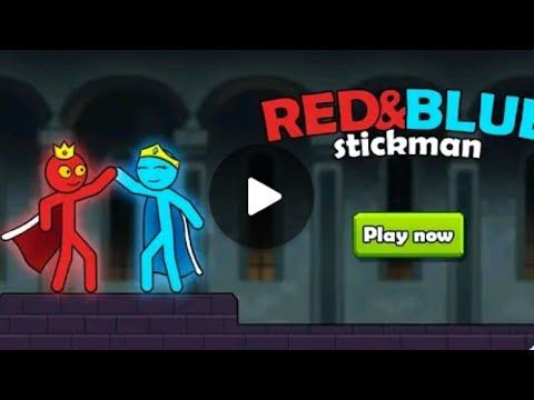 Video guide by Big Boy Badshah gaming: Red & Blue Stickman Level 58 #redampblue