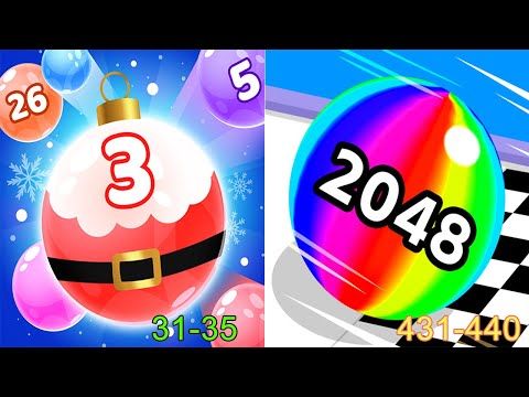 Video guide by APKNo1 - Gaming Channel: Ball Run 2048 Level 31-35 #ballrun2048