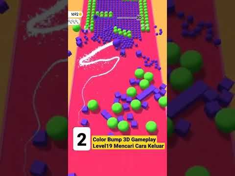 Video guide by Kale Haseranda: Color Bump 3D Level 19 #colorbump3d