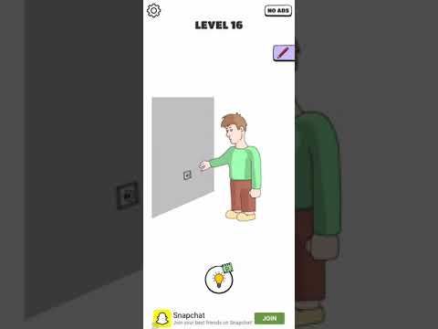 Video guide by Chaker Gamer: Draw a Line: Tricky Brain Test Level 16 #drawaline