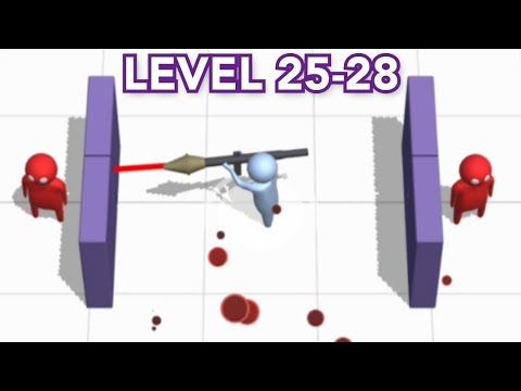 Video guide by Scorpio: Bullet Man 3D Level 25-28 #bulletman3d