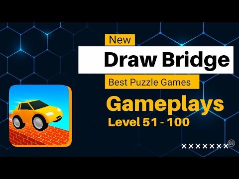 Video guide by ONE BRAIN: Draw Bridge! Level 51-100 #drawbridge