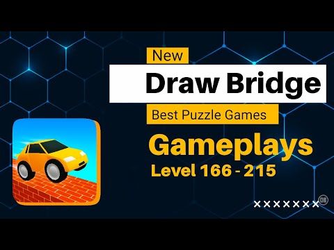 Video guide by ONE BRAIN: Draw Bridge! Level 166 #drawbridge