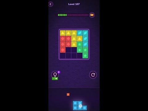 Video guide by Block Puzzle: Block Puzzle!!!! Level 107 #blockpuzzle