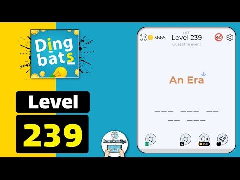 Video guide by BrainGameTips: Dingbats! Level 239 #dingbats