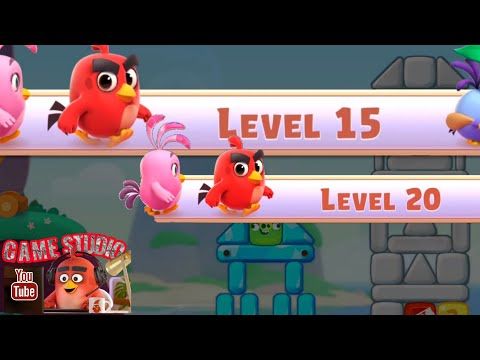 Video guide by GAME STUDIO: Angry Birds Journey Level 15-20 #angrybirdsjourney