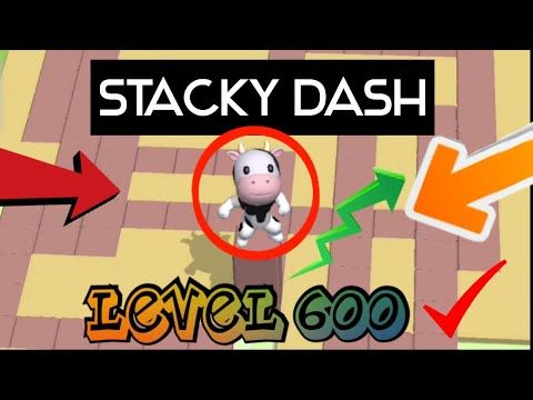 Video guide by Vladut ZZ2: Stacky Dash Level 600 #stackydash