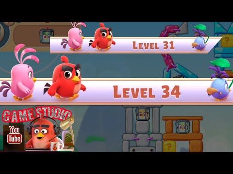 Video guide by GAME STUDIO: Angry Birds Journey Level 31-34 #angrybirdsjourney