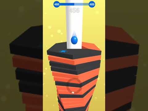Video guide by Jerry Plays: Stack Ball 3D Level 488 #stackball3d