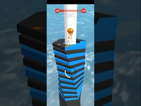 Video guide by Gameplay Game: Stack Ball 3D Level 438 #stackball3d