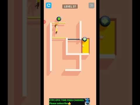 Video guide by ETPC EPIC TIME PASS CHANNEL: Pin Pull Level 37 #pinpull
