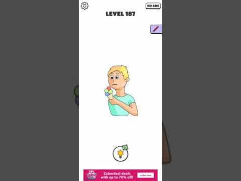 Video guide by Chaker Gamer: Draw a Line: Tricky Brain Test Level 187 #drawaline