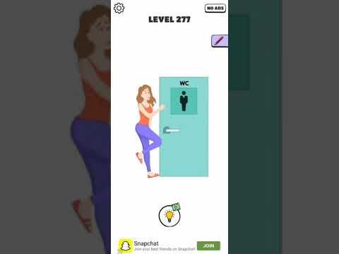 Video guide by Chaker Gamer: Draw a Line: Tricky Brain Test Level 277 #drawaline