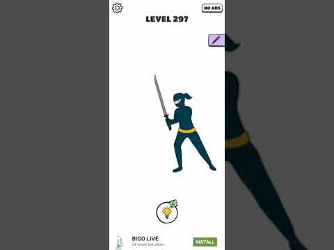 Video guide by Chaker Gamer: Draw a Line: Tricky Brain Test Level 297 #drawaline