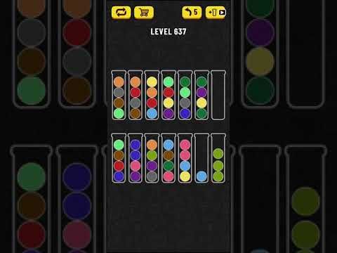 Video guide by Mobile games: Ball Sort Puzzle Level 637 #ballsortpuzzle