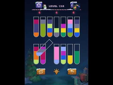 Video guide by sort water color puzzle levels solutions: Sort Water Color Puzzle Level 138 #sortwatercolor