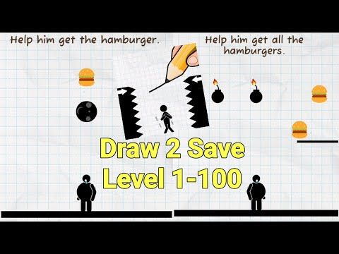 Video guide by sonicOring: Draw 2 Save Level 1-100 #draw2save