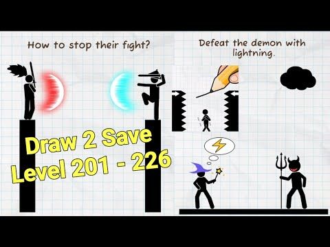 Video guide by sonicOring: Draw 2 Save Level 201 #draw2save