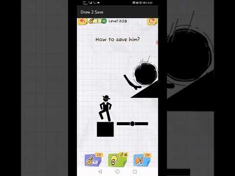 Video guide by Fazie Gamer: Draw 2 Save Level 208 #draw2save