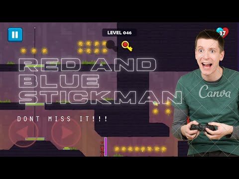Video guide by Play with SilentKiller: Red & Blue Stickman Level 46 #redampblue