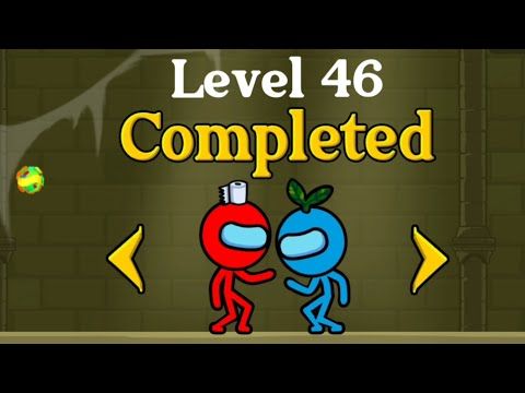 Video guide by Game ohh: Red & Blue Stickman Level 44 #redampblue